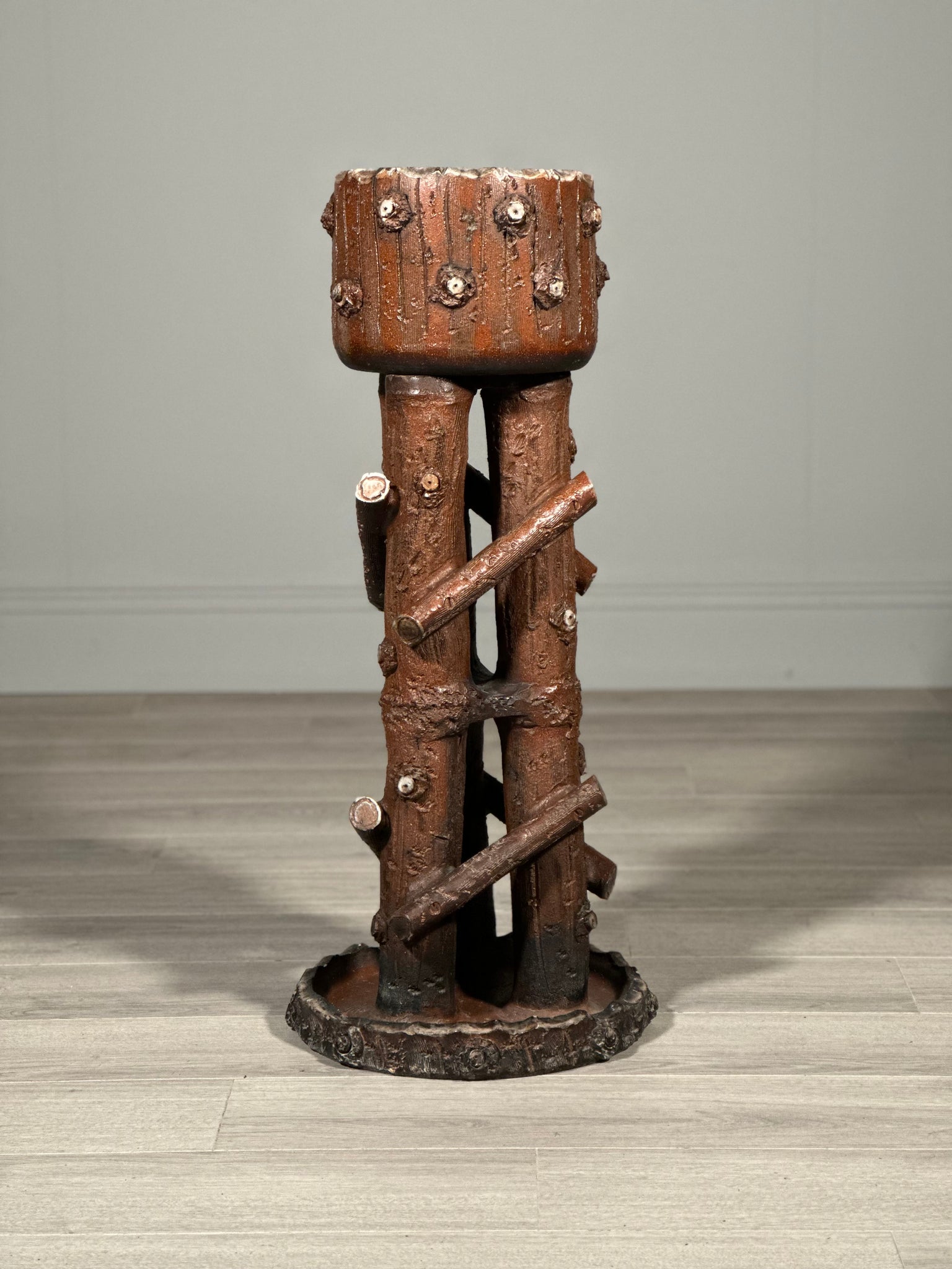 19th Century Naturalistic Terracotta Planter/Jardiniere C.1880