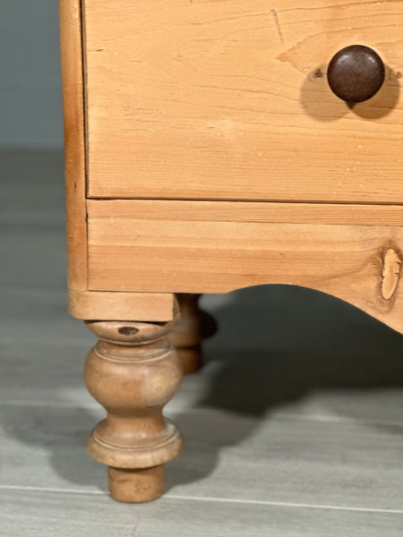 Large 19th Century Pine Chest Of Drawers