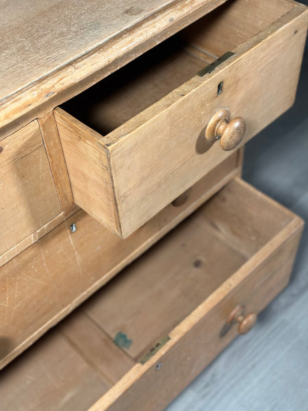 Victorian Pine Chest Of Drawers
