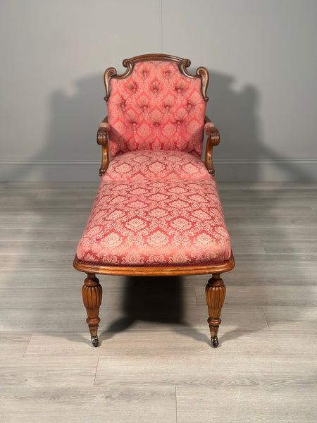 Antique Armchair & Matching Footstool