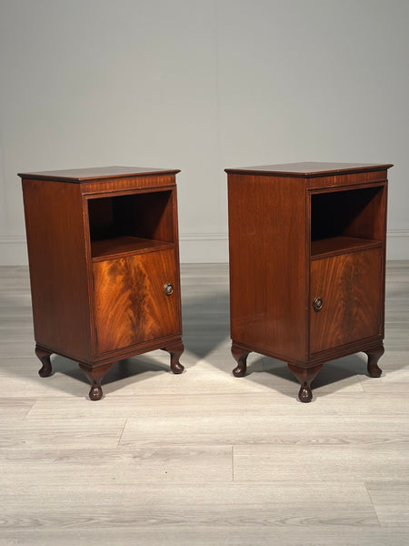 A Pair of Mahogany Bedside Cabinets c.1920