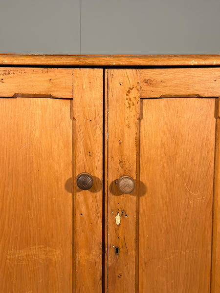 Antique Pine Housekeepers Cupboard