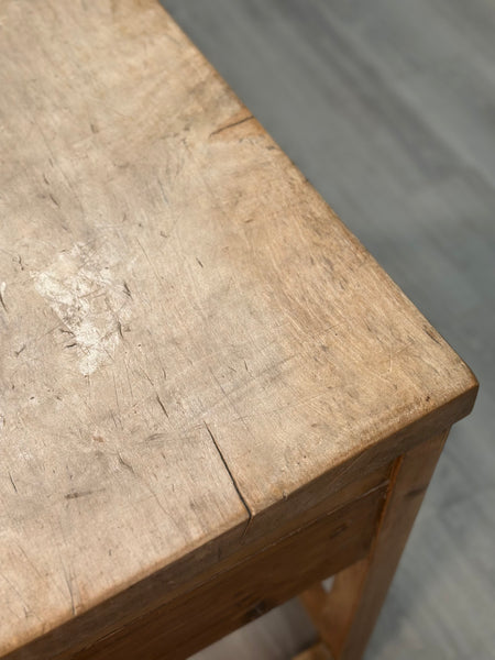 Antique Bakers Prep Table
