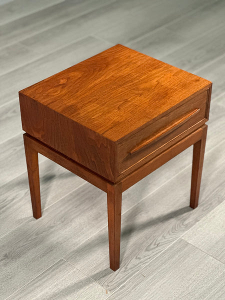 Mid 20th Century Walnut Bedside Cabinet