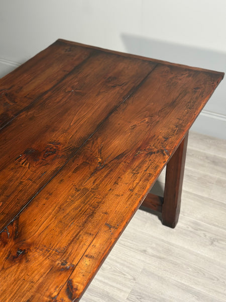 19th Century Style Cherry Wood Large Refectory Table
