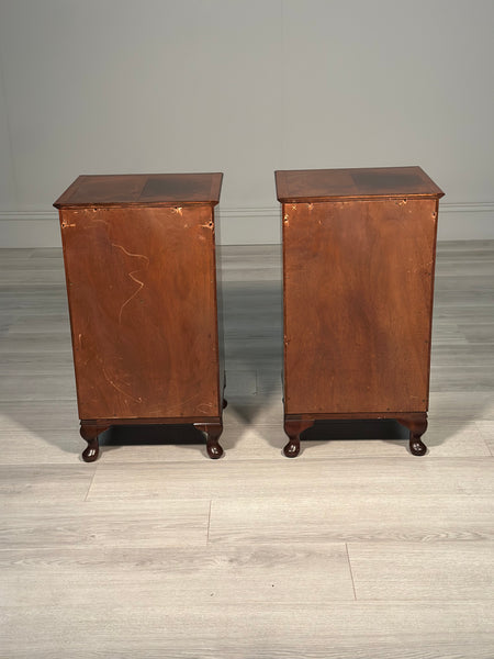 A Pair of Mahogany Bedside Cabinets c.1920