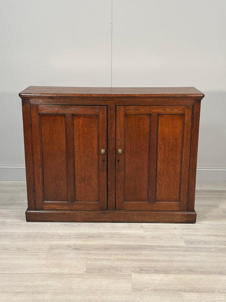 Antique Oak School Cupboard c.1900