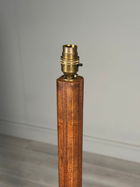 Arts and Crafts Cotswold School Oak Standard Lamp