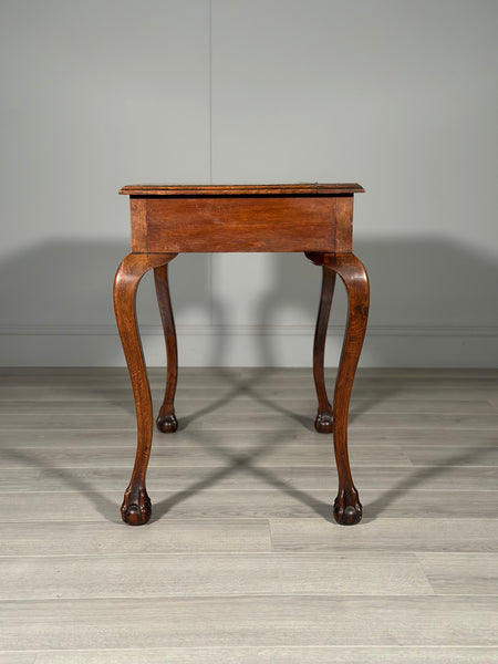 Small Victorian Oak Writing Desk