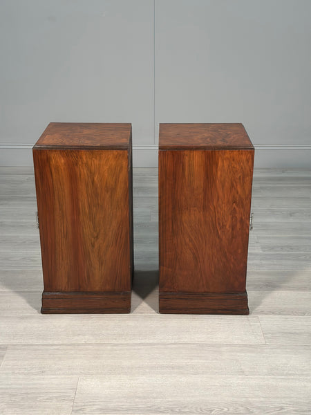 Pair Of Original Art Deco Bedside Cabinets