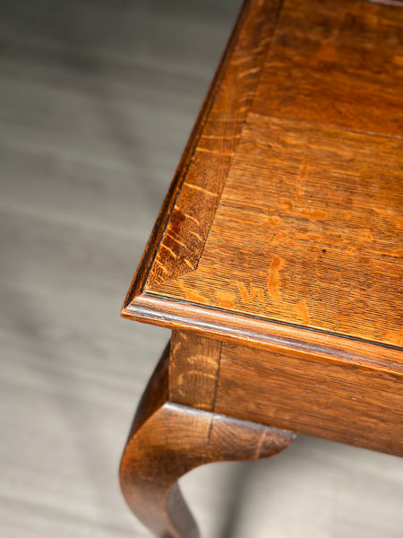Small Victorian Oak Writing Desk