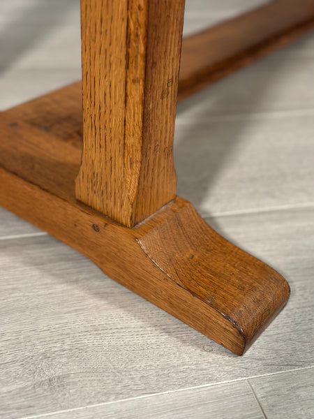 Arts and Crafts Oak Refectory Table By Arthur Reynolds Of Ludlow