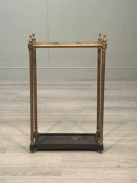 Antique Brass Stick Stand c1900
