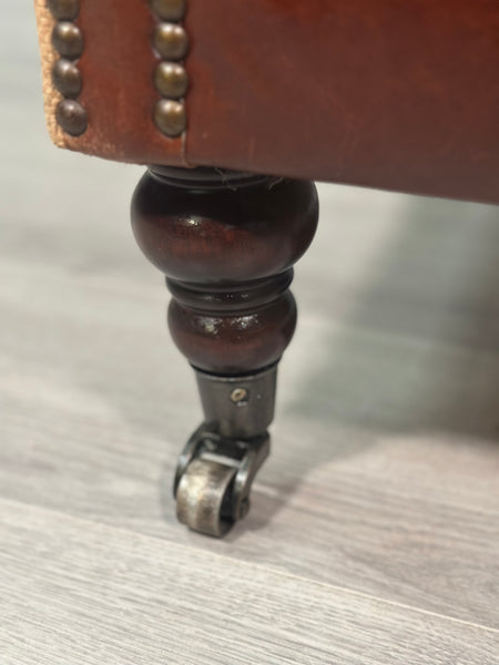 Small Vintage Leather Armchair