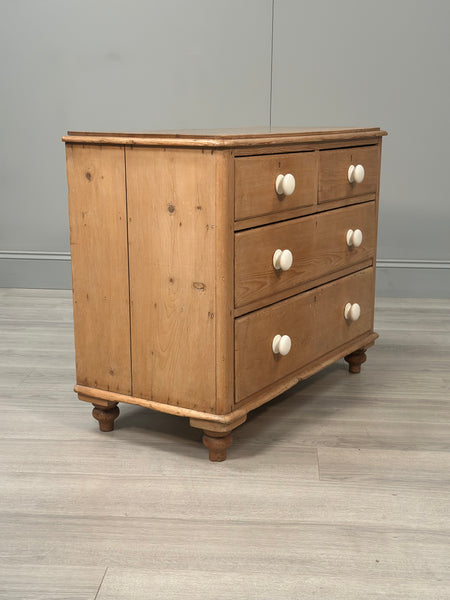 Victorian Pine Chest Of Drawers