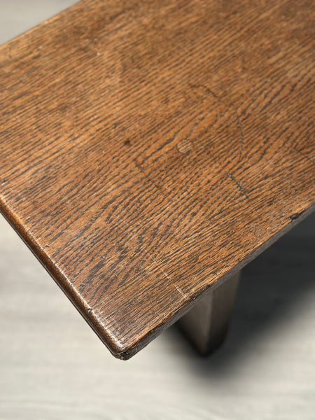 Huge Antique Oak Bench