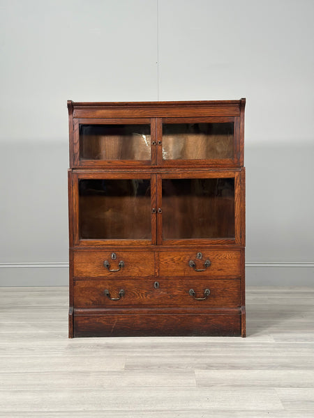 Small Oak Barrister’s Bookcase C.1910