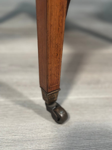 Pair Of Inlaid Rosewood Bedroom Chairs c.1880