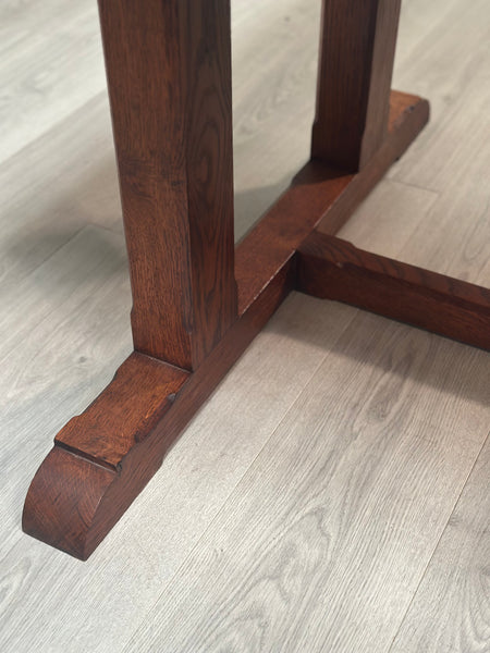 Arts & Crafts Oak Refectory Table