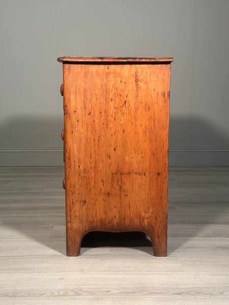 Early Victorian Pine Chest Of Drawers c.1850