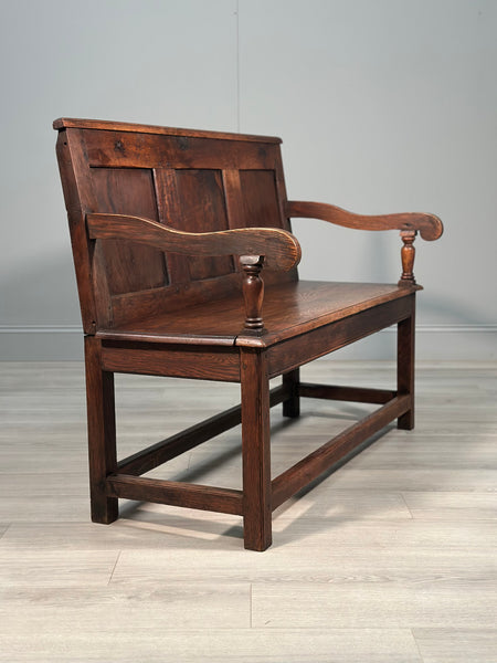 Antique Georgian Oak Settle