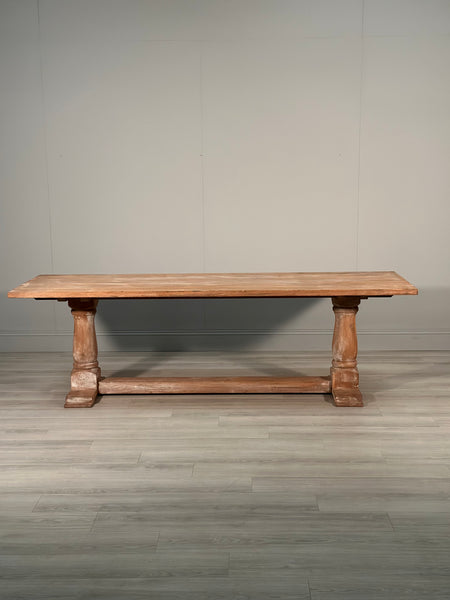 Vintage Large Oak Refectory Table