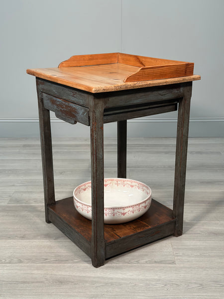 Victorian Pine Wash Stand In Paint