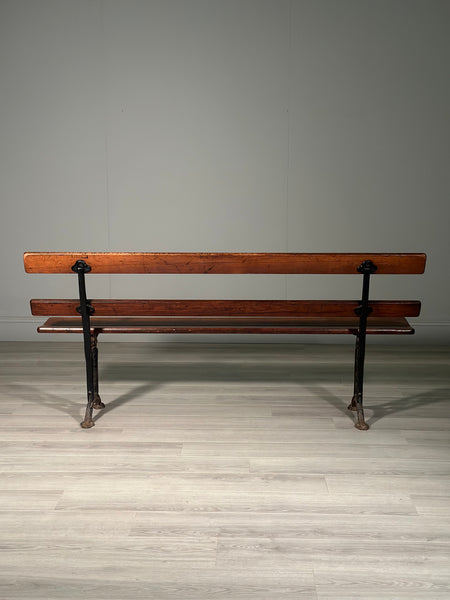 Antique Folding Church Bench