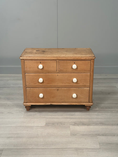 Victorian Pine Chest Of Drawers