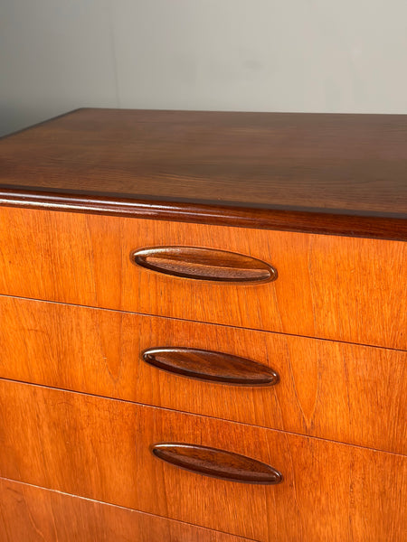 Mid 20th Century Teak Chest Of Drawers