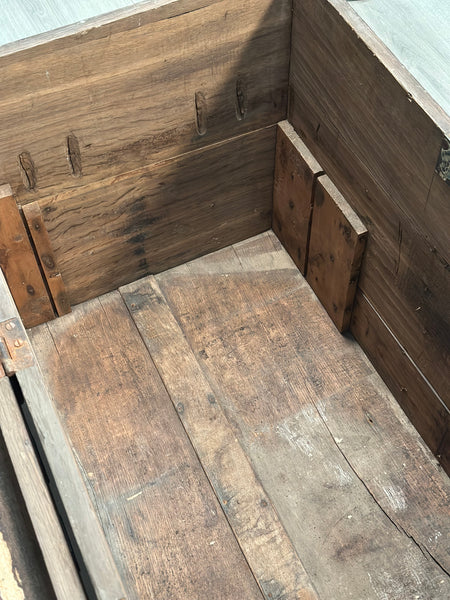 Antique Oak Silver Chest