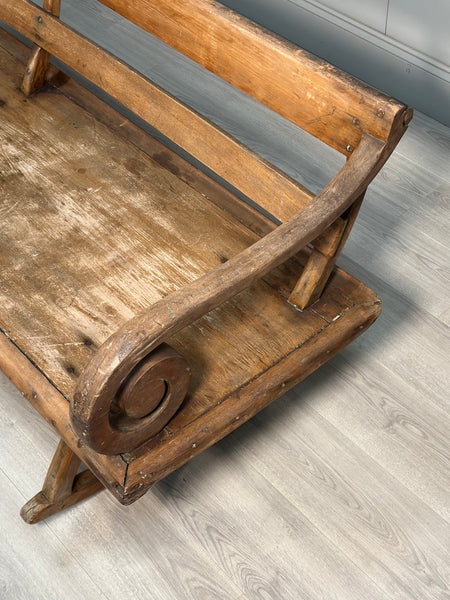 Antique Rocking Settle