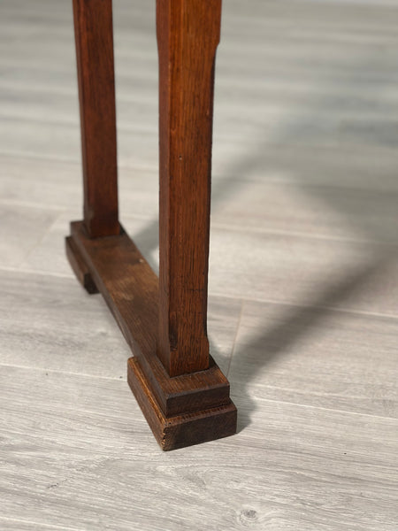 Arts & Crafts Oak Bench c.1930