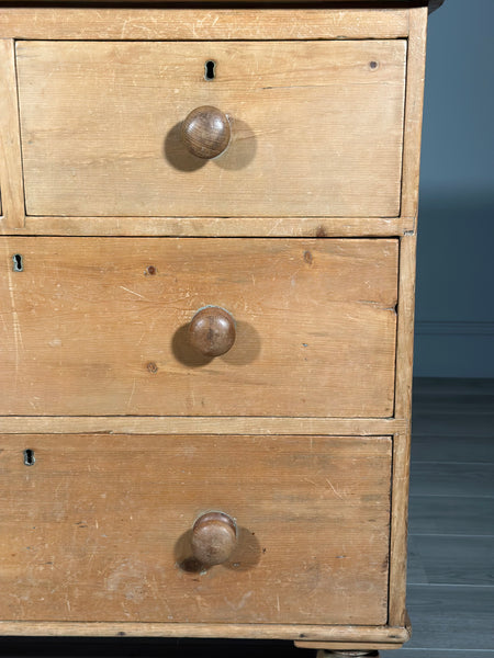 Victorian Pine Chest Of Drawers