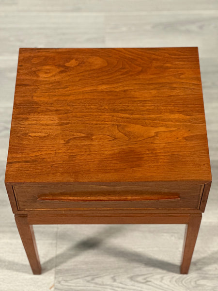 Mid 20th Century Walnut Bedside Cabinet