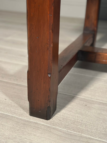 19th Century Style Cherry Wood Large Refectory Table