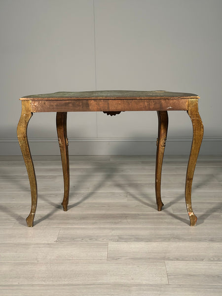 Rococo Style Carved Gilt Console Table