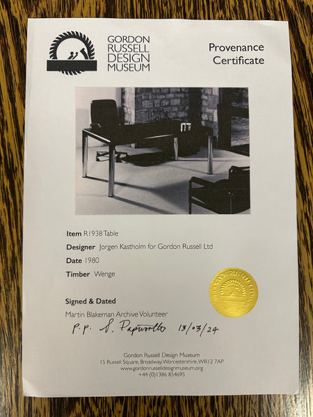 Rare Jorgen Kastholm for Gordon Russell Table