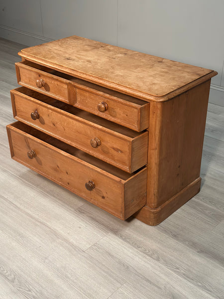 Victorian Pine Chest Of Drawers