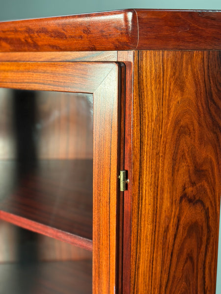 Danish Rosewood Corner Cabinet By Skovby