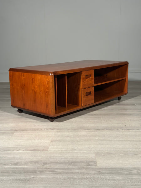 Large Double Sided Teak Coffee Table C.1980