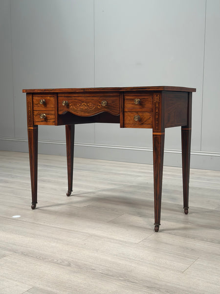 Sheraton Revival Rosewood Writing Table