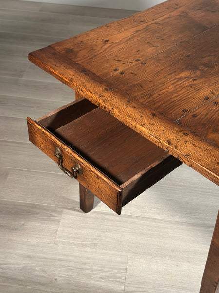 18th Century Style Antique Oak Dining Table