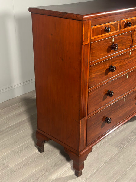 Large Antique Mahogany Chest Of Drawers C.1840