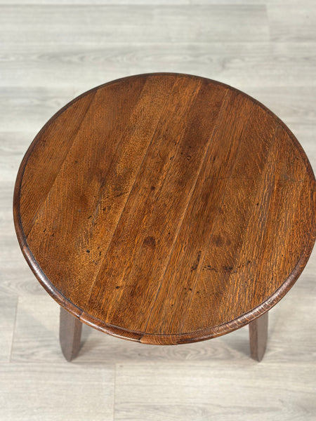 Arts & Crafts Oak Cricket Table c1930