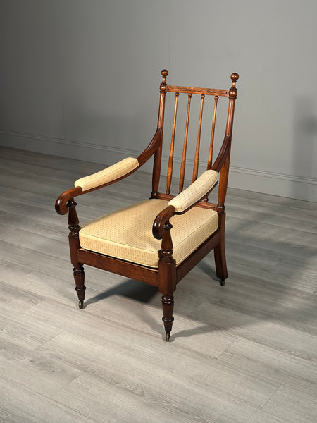 Gillows Mahogany Open Armchair