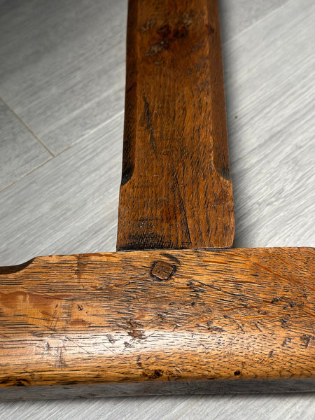 Large Antique Oak Dining Table