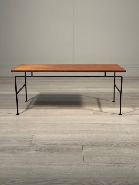 1960’s Teak and Steel Coffee Table