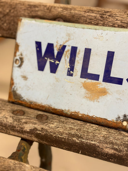 Vintage Wills’s Capstan Cigarettes Enamel Sign