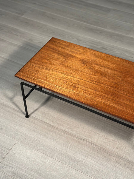 1960’s Teak and Steel Coffee Table